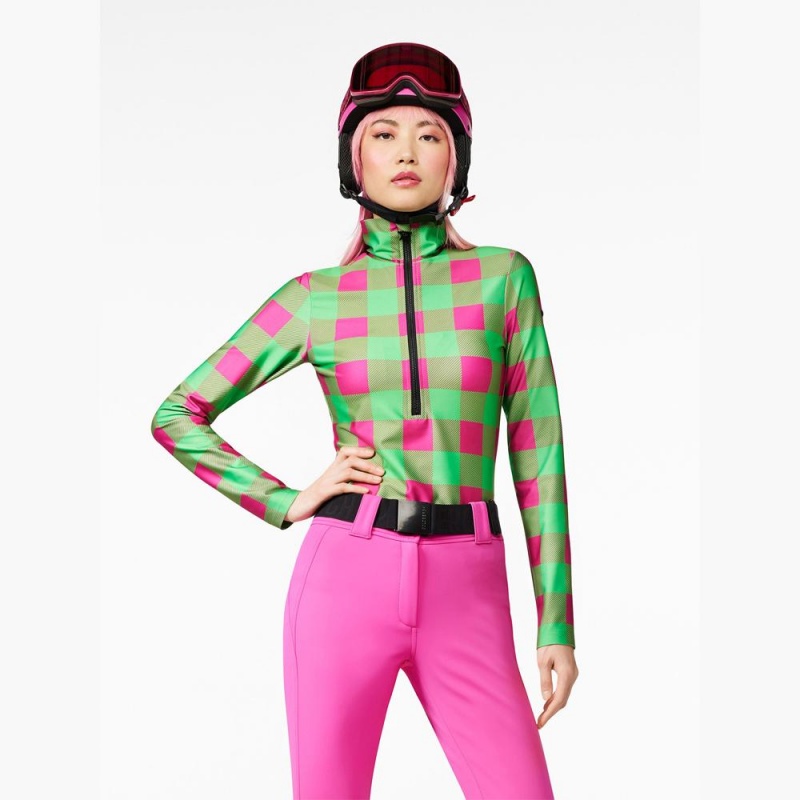 Ski Pully Goldbergh WOODY Zelene Ruzove | FCKRZYS-59
