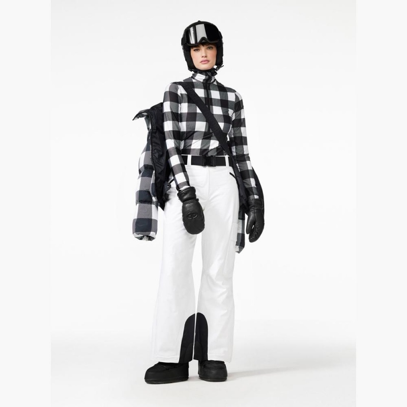 Ski Pully Goldbergh WOODY Čierne Biele | YRFQSZK-83