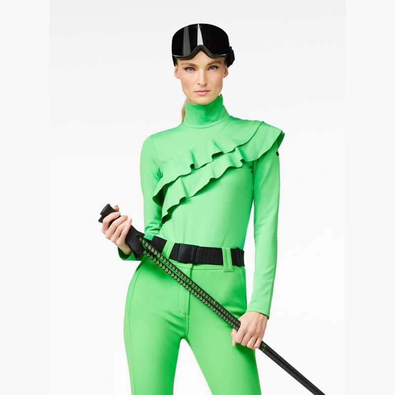 Ski Tops Goldbergh ALLEGRO ski body Zelene | WZFUVON-79