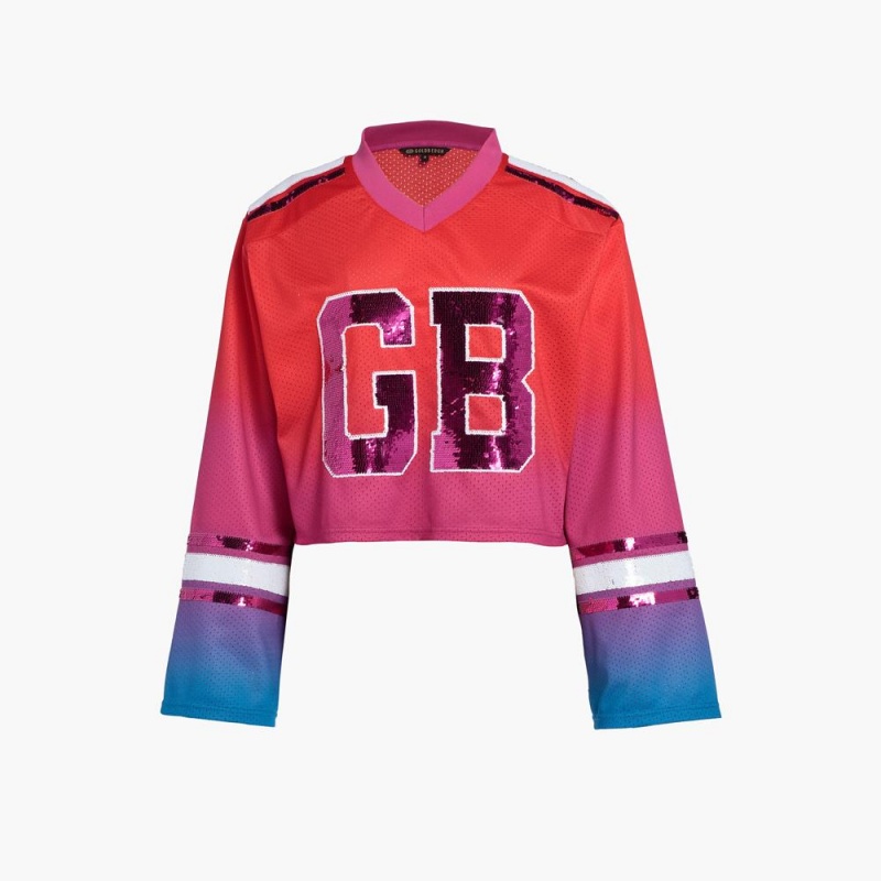 Ski Tops Goldbergh FLOW long sleeve Červené | AVDYPIS-18