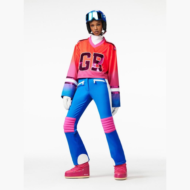 Ski Tops Goldbergh FLOW long sleeve Červené | AVDYPIS-18