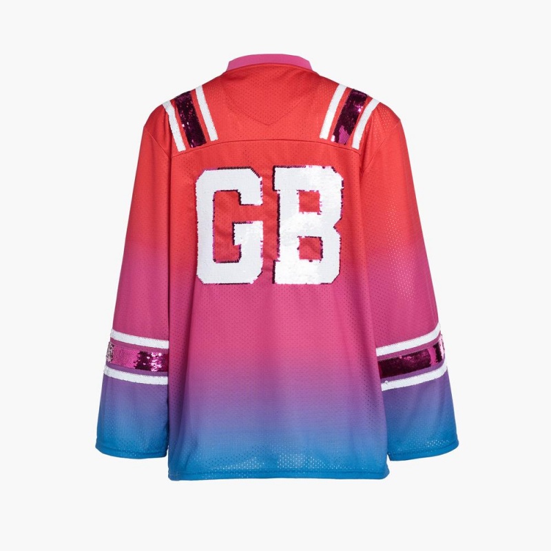 Ski Tops Goldbergh GO long sleeve Červené | RILVUDK-51