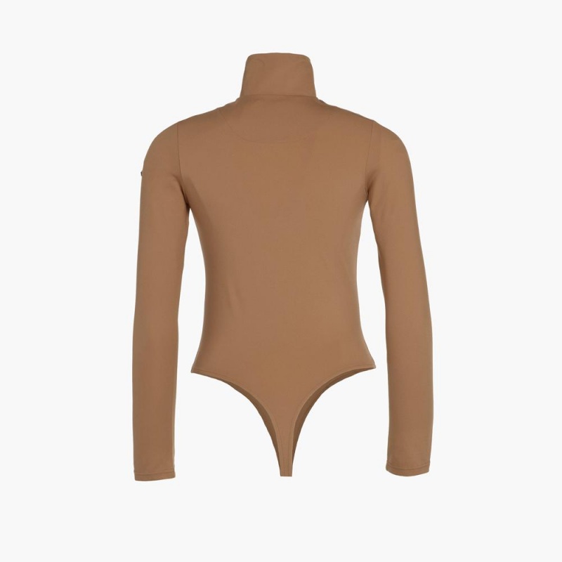 Ski Tops Goldbergh POPPY ski body Hnede | PHFABGC-49