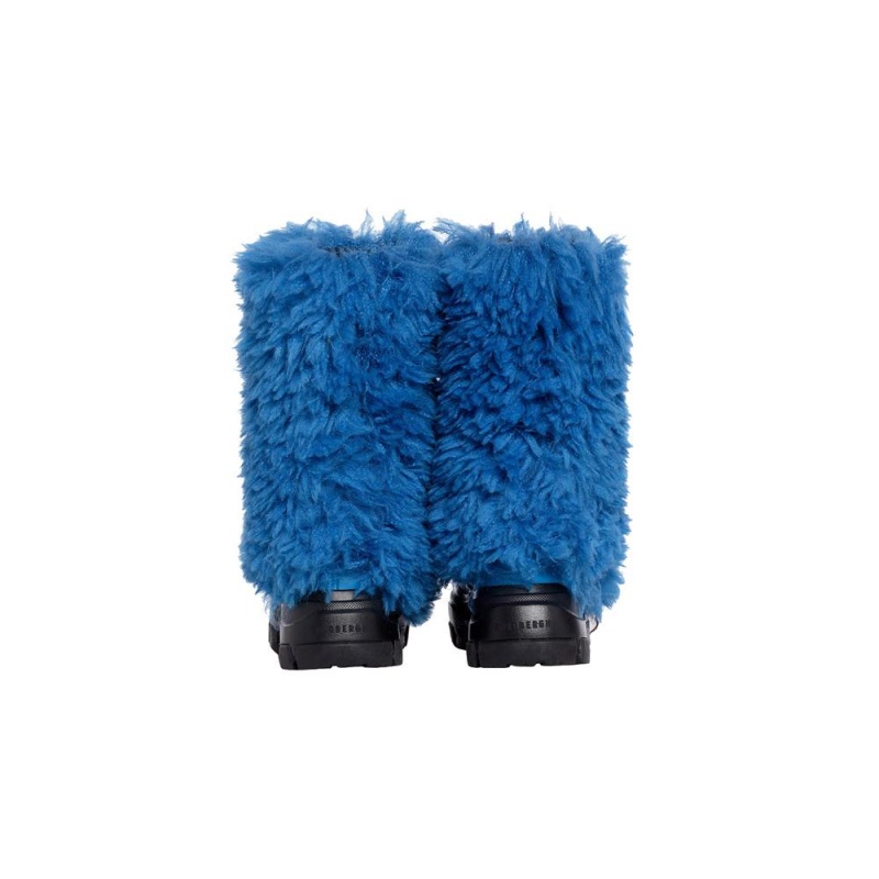 Snehule Goldbergh BUSHY snowboot faux fur Modre | BDPEGVX-48