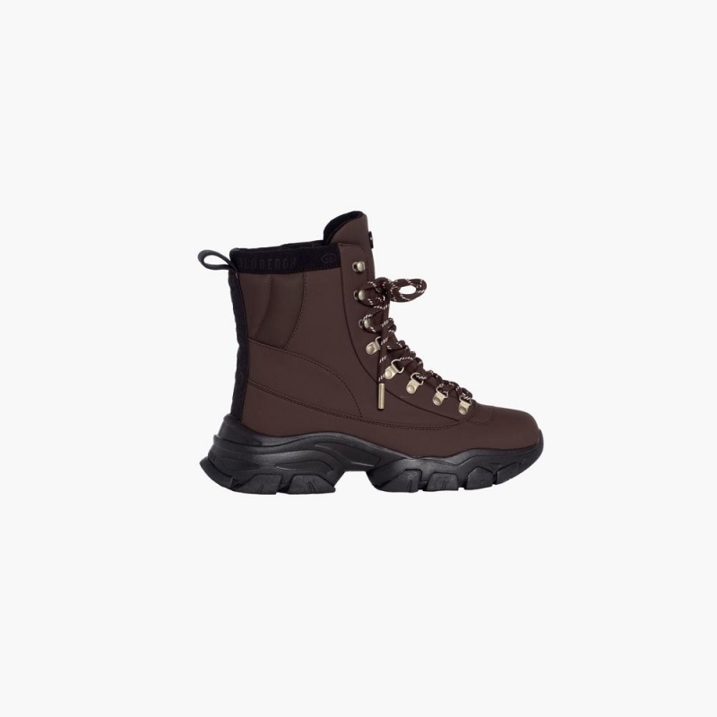 Snehule Goldbergh STROLL Tmavo Hnede | LUFKNAX-53