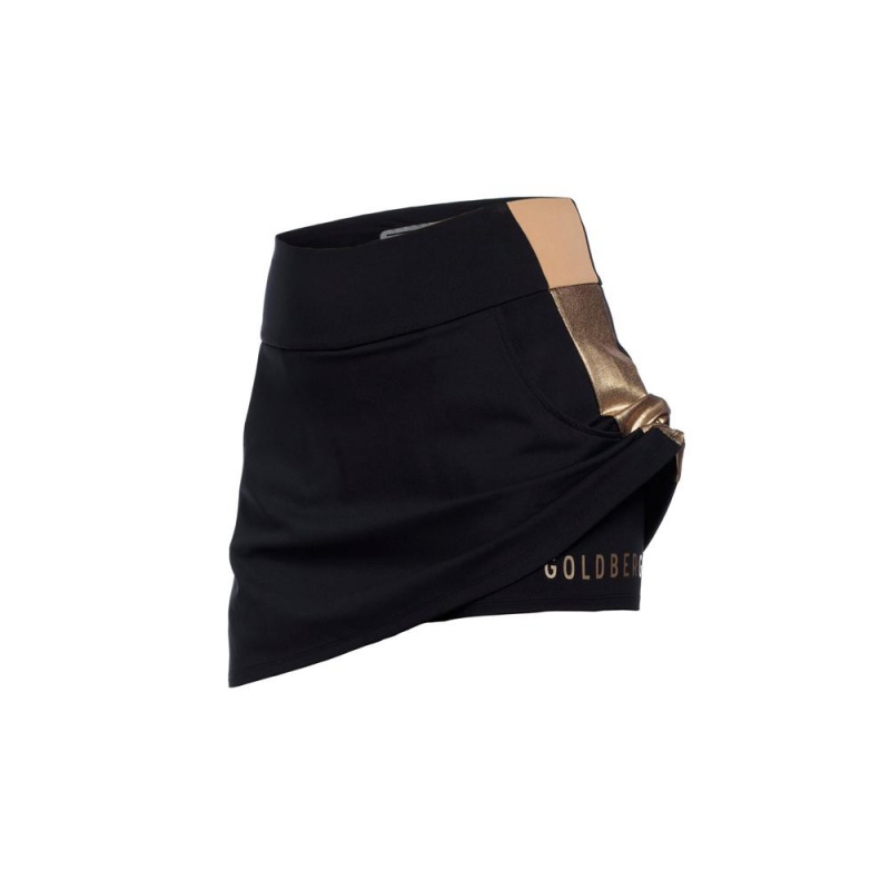 Sukňa Goldbergh Lawn Zlate | KPUHTQV-45