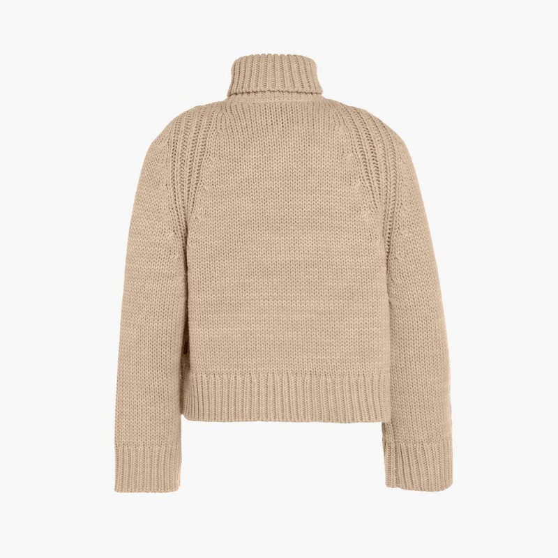 Sveter Goldbergh BEAUTY long sleeve knit Hnede | EDIMGZC-74