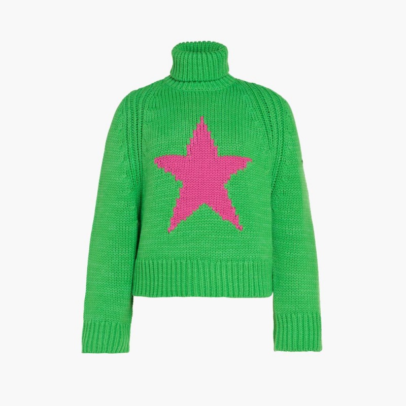 Sveter Goldbergh BEAUTY long sleeve knit Zelene | BLOUJMP-32