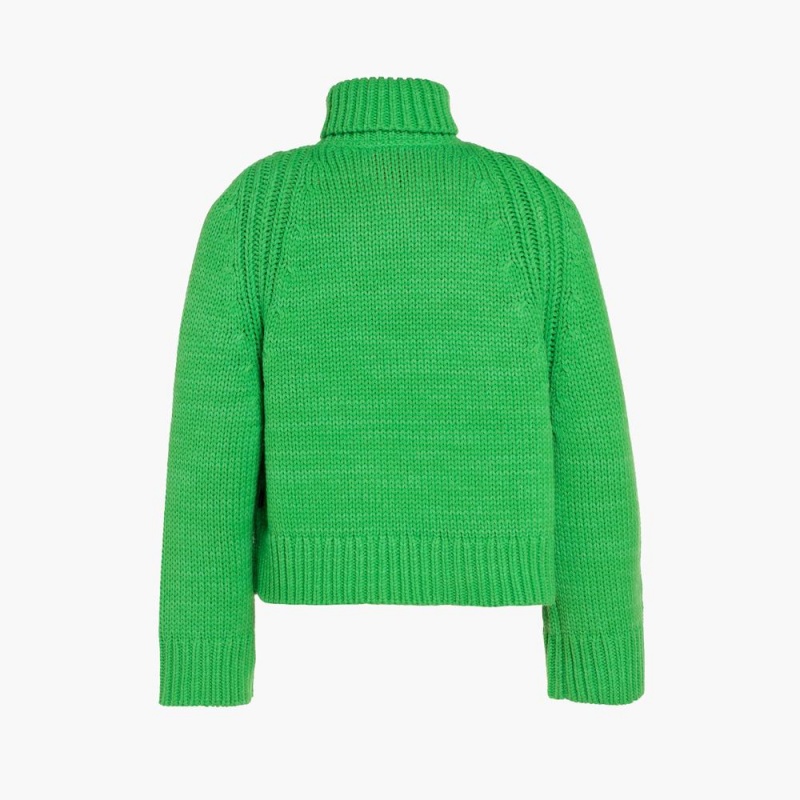 Sveter Goldbergh BEAUTY long sleeve knit Zelene | BLOUJMP-32