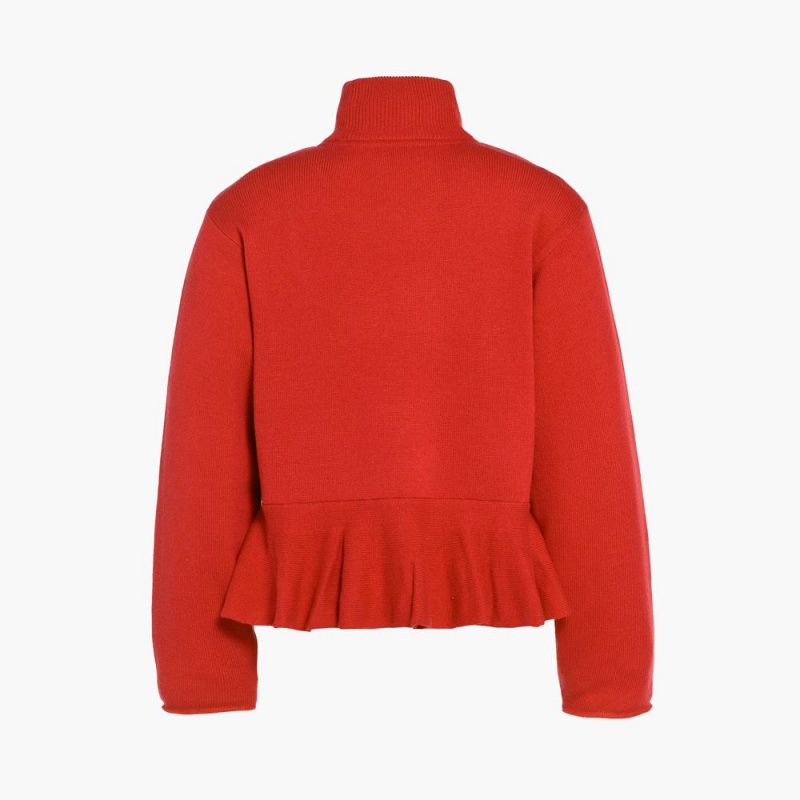 Sveter Goldbergh DANGLE long sleeve knit Oranžové | EXNULMF-65