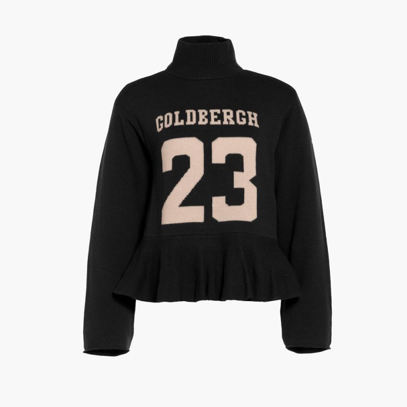Sveter Goldbergh DANGLE long sleeve knit Čierne | PONLXWT-10