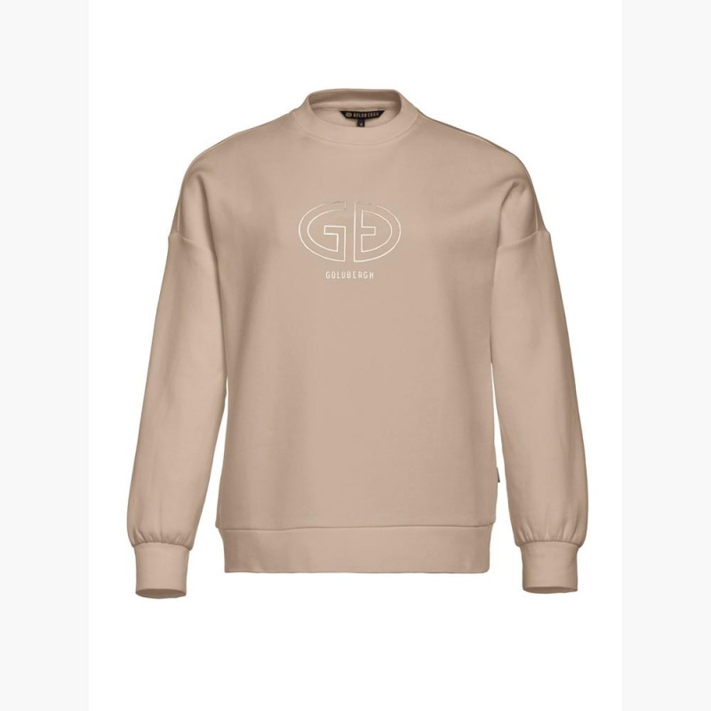 Sveter Goldbergh HAVEN Hnede | NJYGTID-50