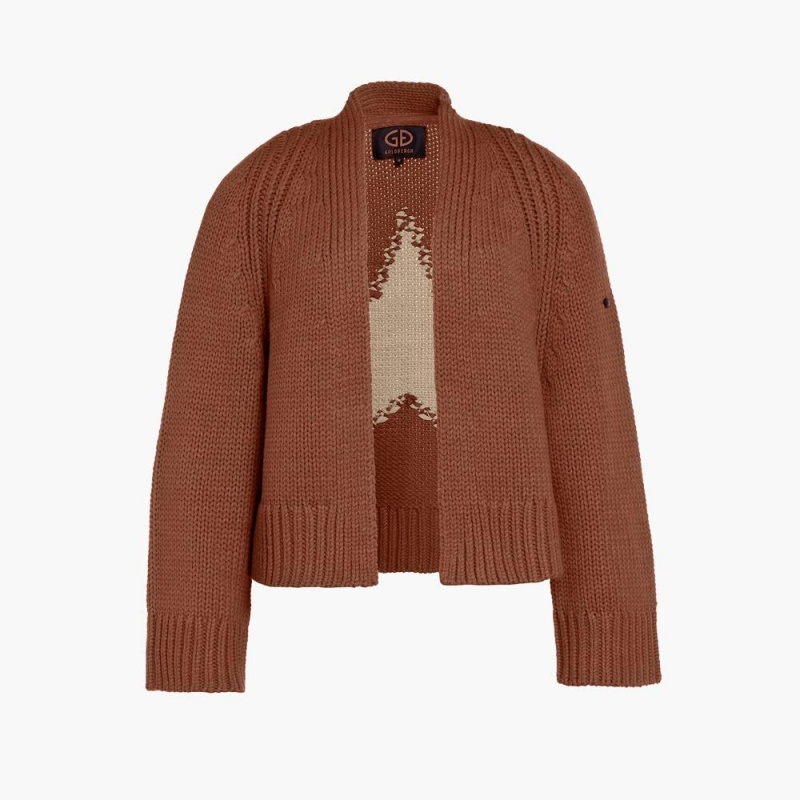 Sveter Goldbergh JOLIE knit cardigan Béžové | UOLNQCT-41