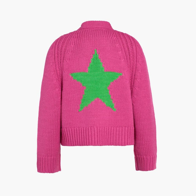 Sveter Goldbergh JOLIE knit cardigan Ruzove | PZJRQLS-81