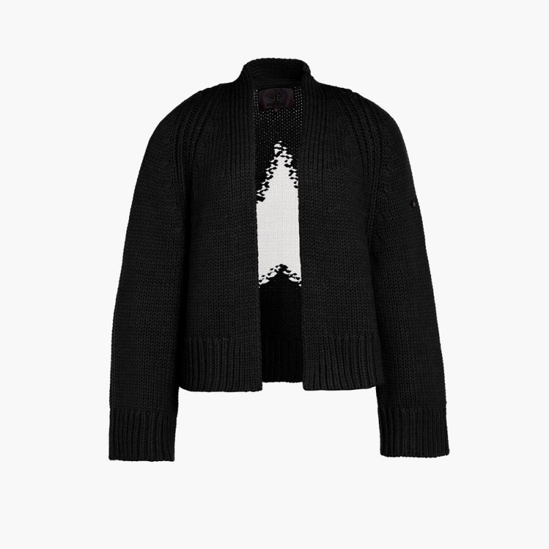Sveter Goldbergh JOLIE knit cardigan Čierne | NJOWYTR-08