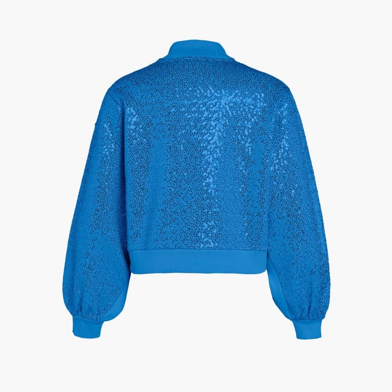 Sveter Goldbergh LOLA round neck Modre | YZMOHUP-63