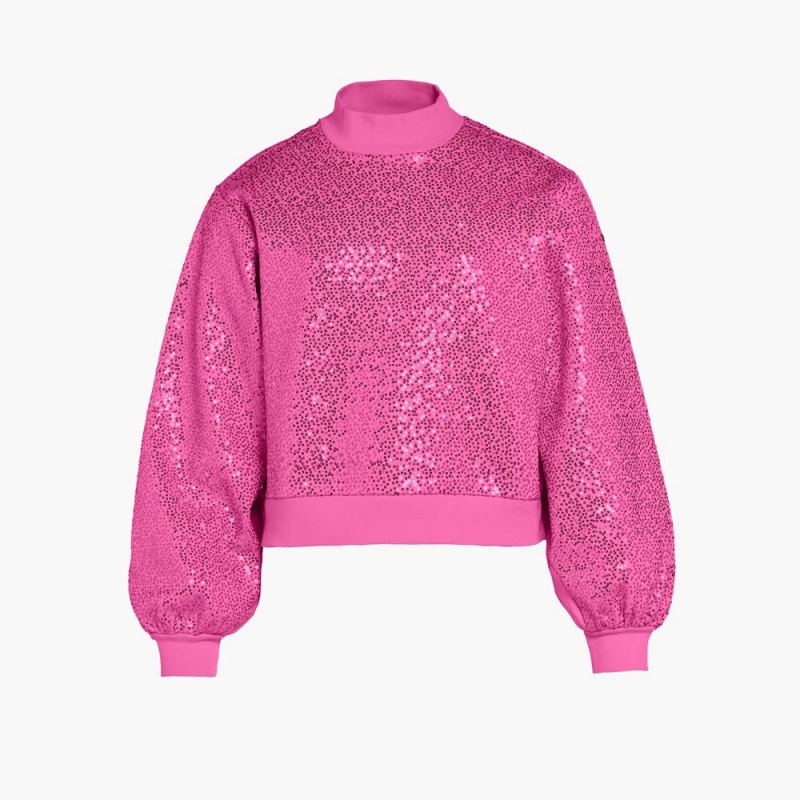 Sveter Goldbergh LOLA round neck Ruzove | YOFLWAT-58
