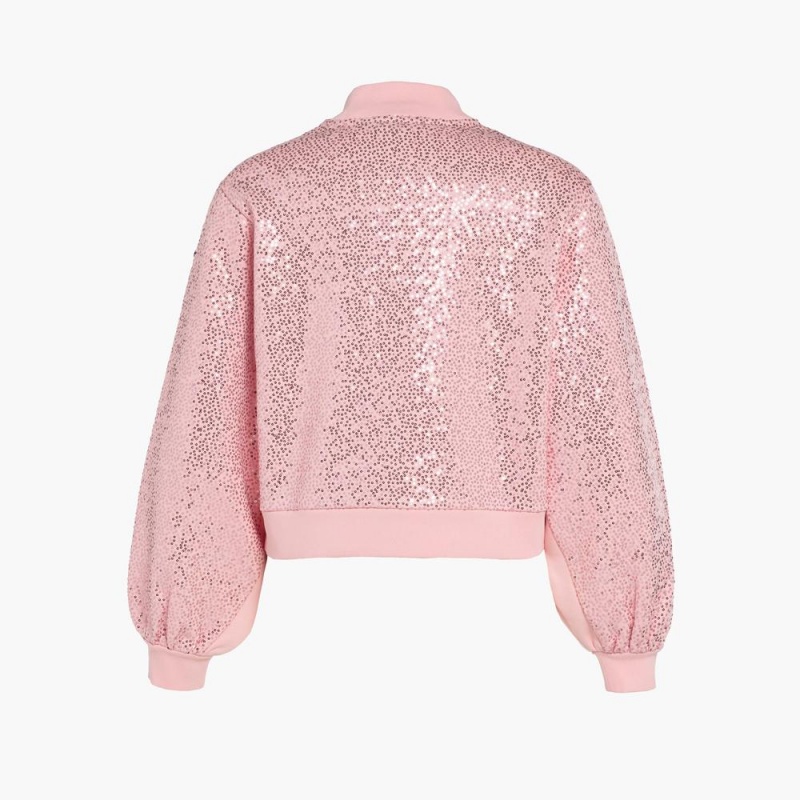 Sveter Goldbergh LOLA round neck Ruzove | VBRJNQL-89