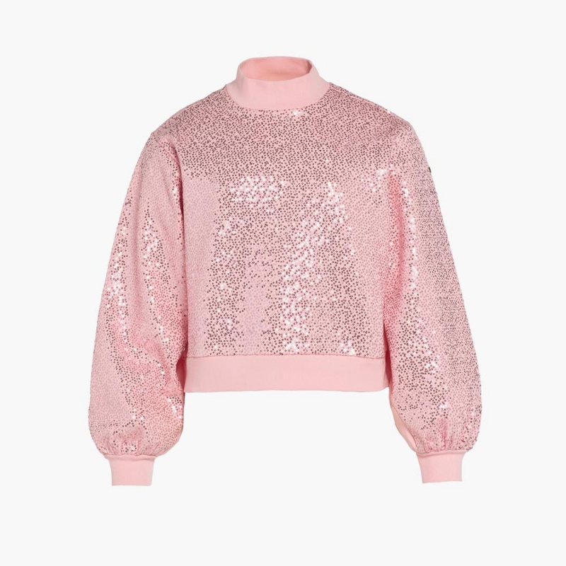 Sveter Goldbergh LOLA round neck Ruzove | VBRJNQL-89