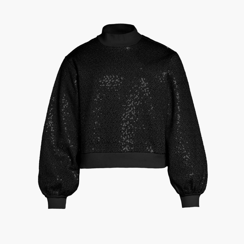 Sveter Goldbergh LOLA round neck Čierne | ABXNQTJ-08