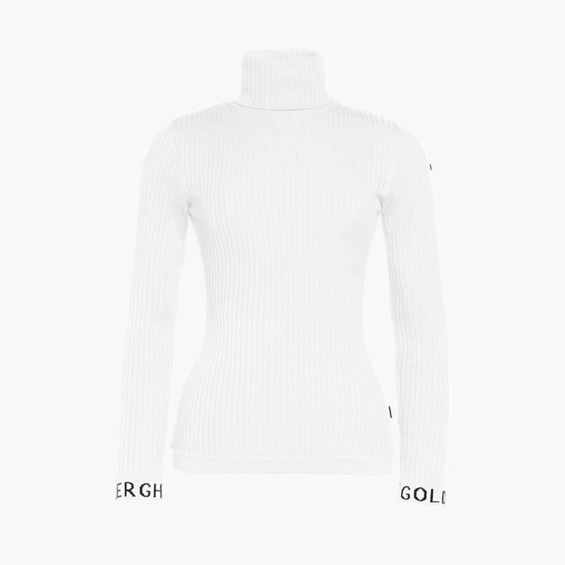 Sveter Goldbergh MIRA long sleeve knit Biele | MGRAOHJ-25