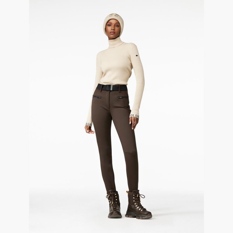 Sveter Goldbergh MIRA long sleeve knit Béžové | ADKHLRM-18