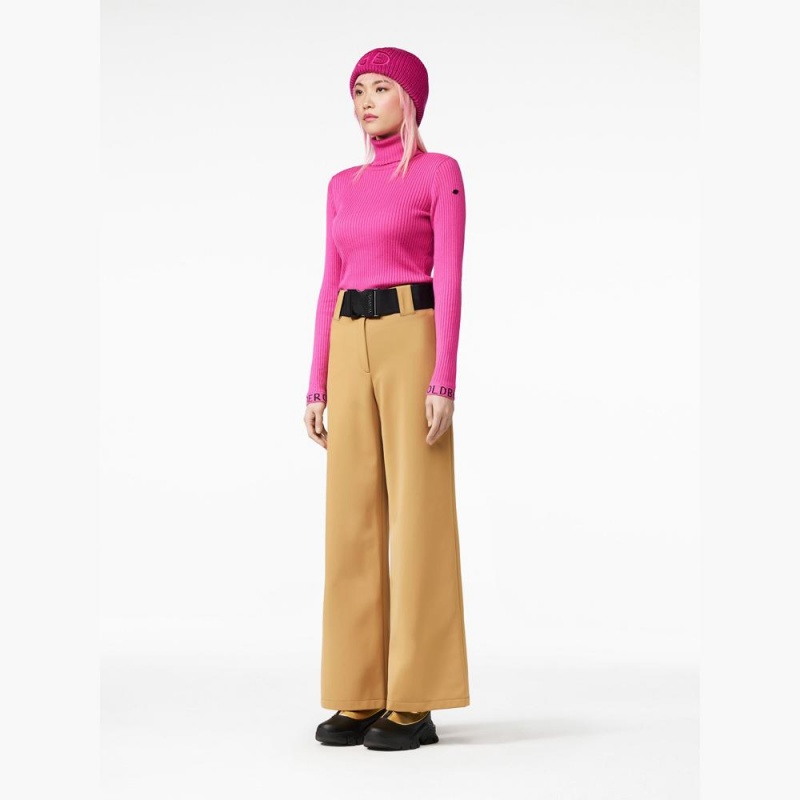 Sveter Goldbergh MIRA long sleeve knit Ruzove | ORXLFDJ-40