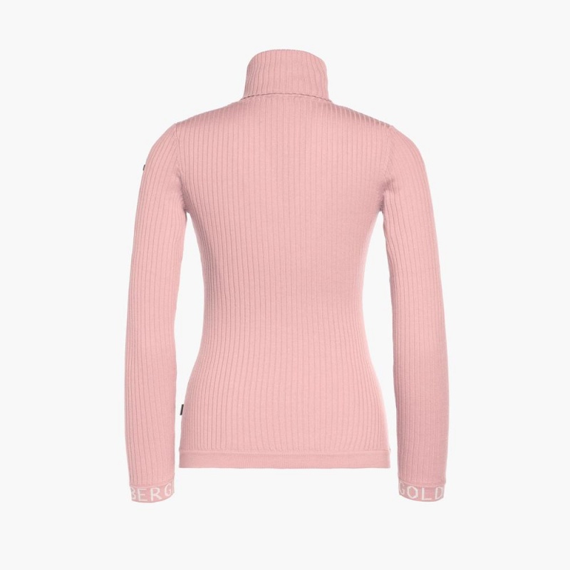 Sveter Goldbergh MIRA long sleeve knit Ruzove | UHZNKAM-51