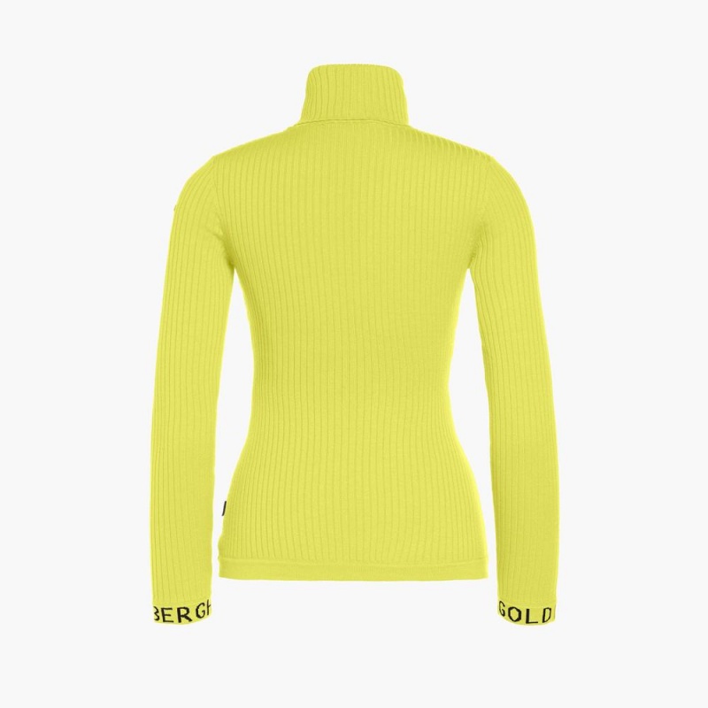Sveter Goldbergh MIRA long sleeve knit Svetlo Zelene | KYETQHO-04