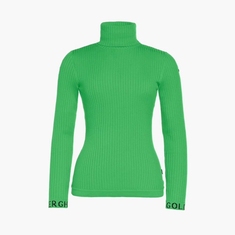 Sveter Goldbergh MIRA long sleeve knit Zelene | MAYWURX-64