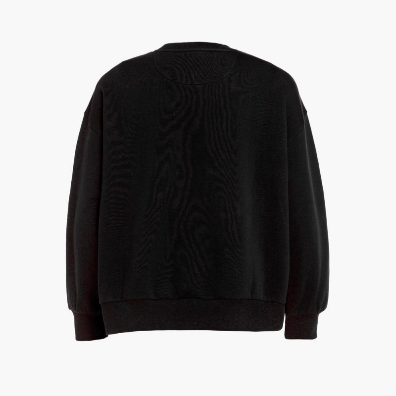 Sveter Goldbergh RINK crew neck Čierne | GJOZDRQ-23