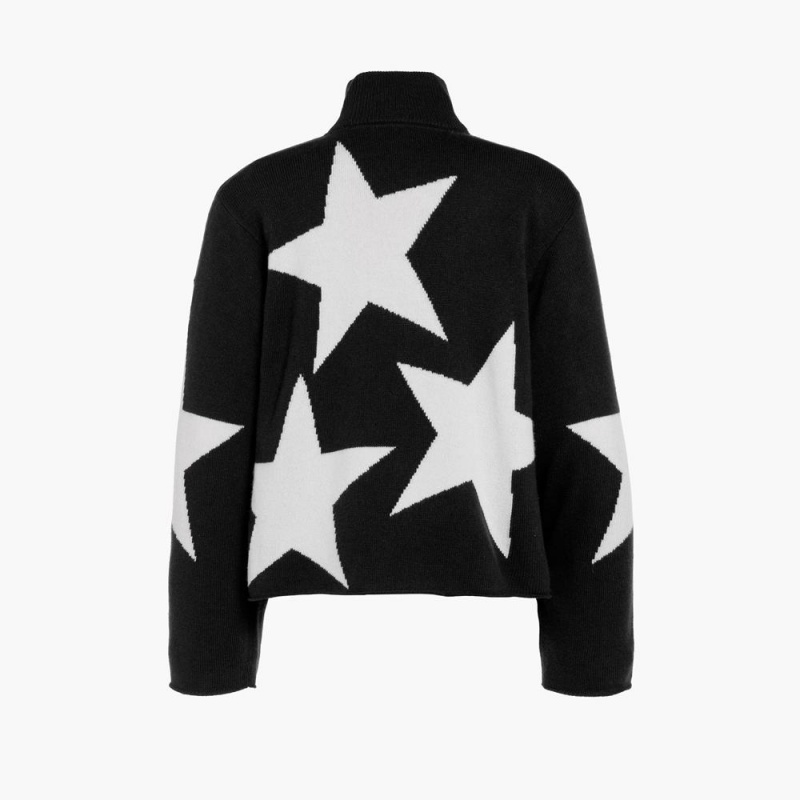Sveter Goldbergh RISING STAR long sleeve knit Čierne | VWAYGLI-43