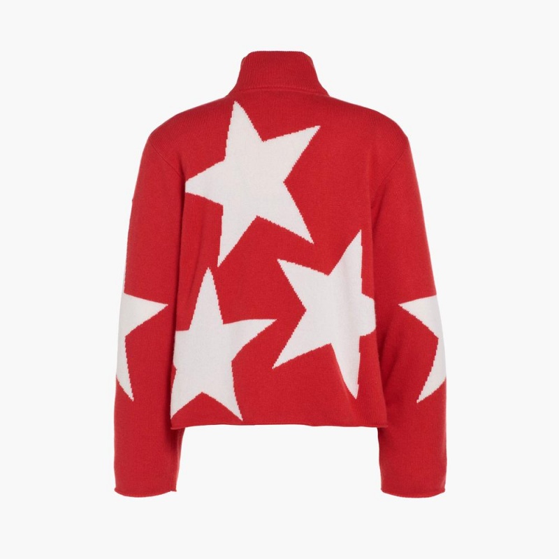 Sveter Goldbergh RISING STAR long sleeve knit Červené | QYMENRS-93