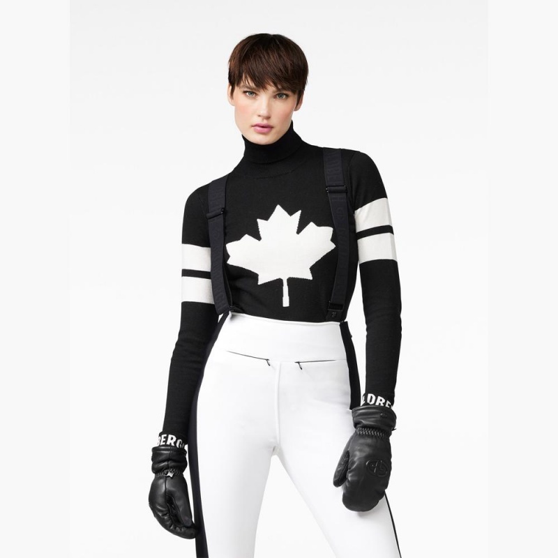 Sveter Goldbergh ROCKET long sleeve knit Čierne | LTJVUCI-97