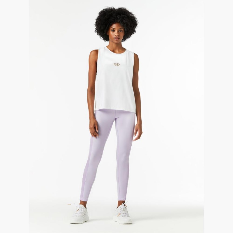 Tielko Goldbergh GIGI sleeveless Biele | ZMVECFB-91
