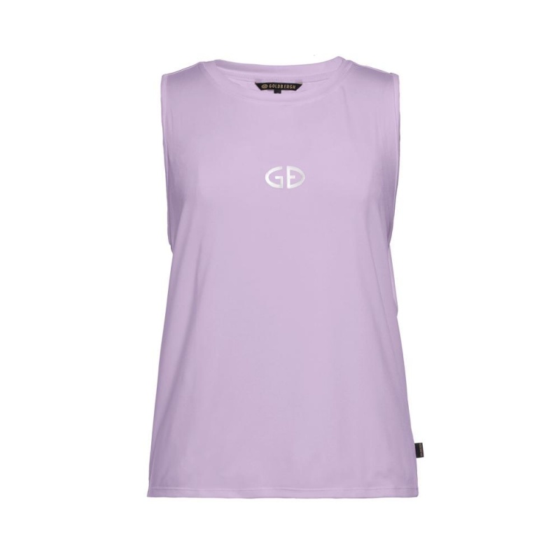 Tielko Goldbergh GIGI sleeveless Nachový | CHSWTEJ-82