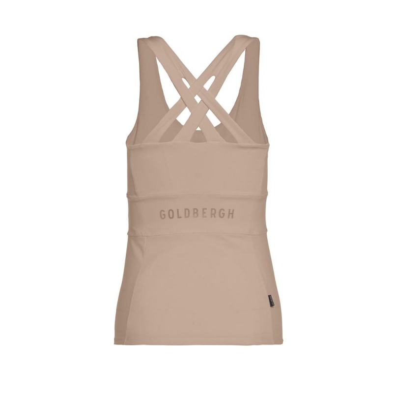 Tielko Goldbergh MANHATTAN with cups Hnede | OLKZSAP-08