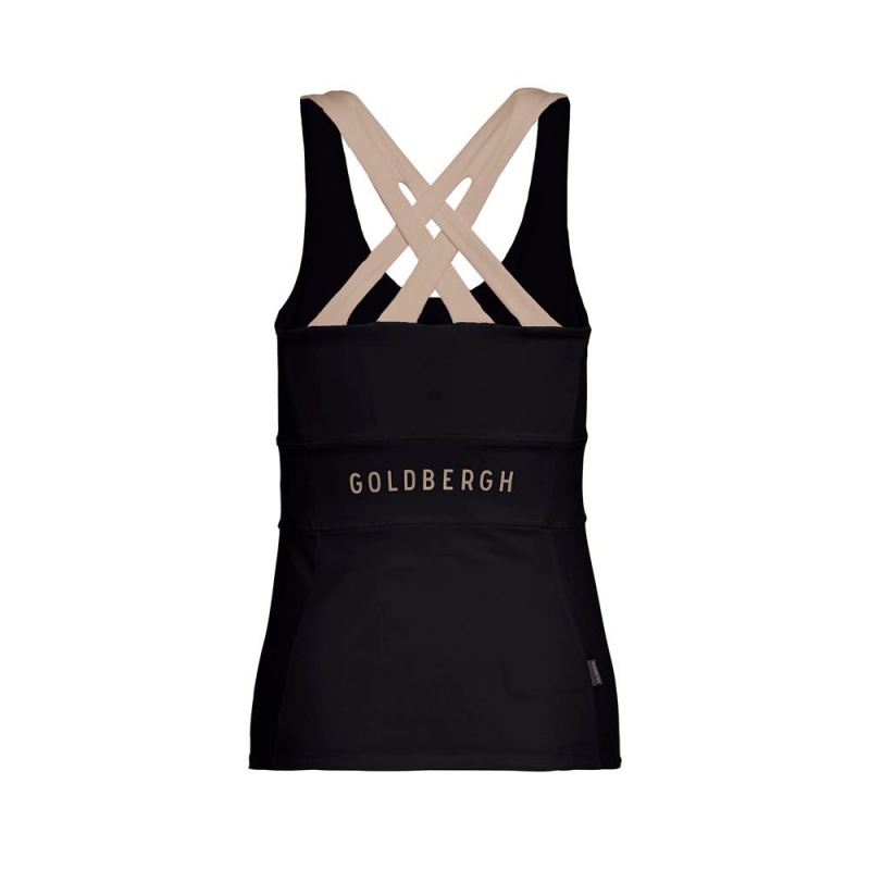 Tielko Goldbergh MANHATTAN with cups Hnede | IABLGTR-09