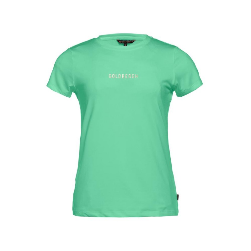 Tricko Goldbergh AVERY short sleeve Zelene | VHYWOEX-20