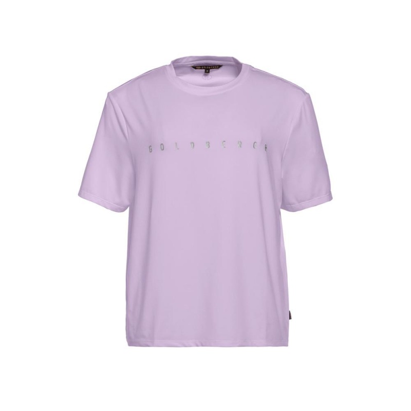Tricko Goldbergh BOXY short sleeve Nachový | VJTEWNG-98