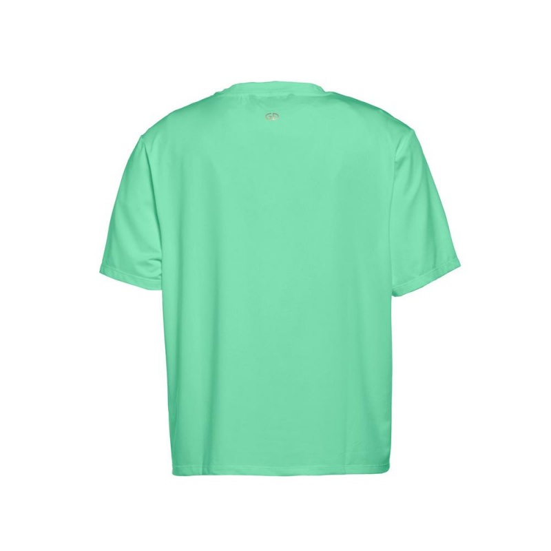 Tricko Goldbergh BOXY short sleeve Zelene | UJYCOKW-18