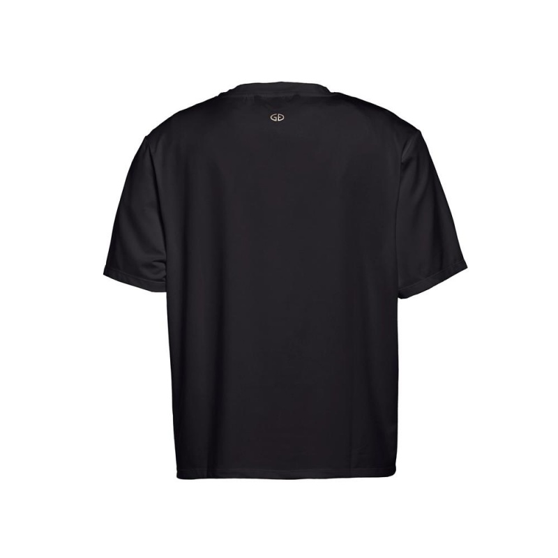 Tricko Goldbergh BOXY short sleeve Čierne | WQIDNLE-09