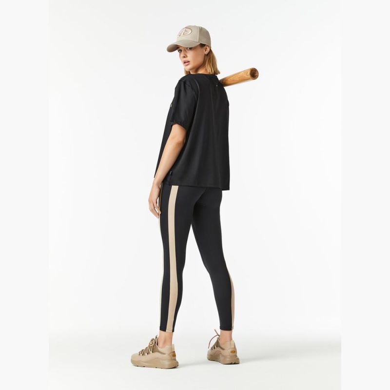 Tricko Goldbergh BOXY short sleeve Čierne | WQIDNLE-09
