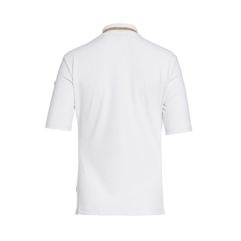 Tricko Goldbergh CASSIA short sleeve Biele | DJLCSZI-52