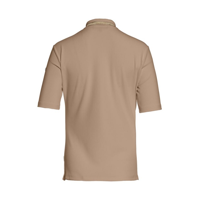 Tricko Goldbergh CASSIA short sleeve Hnede | SKUTXDZ-60