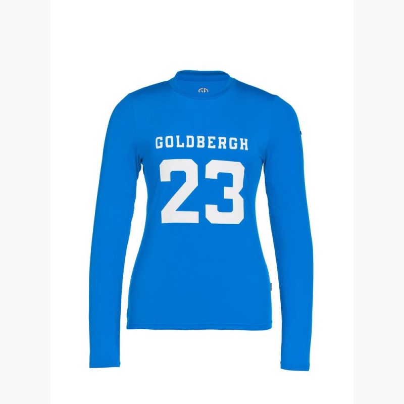 Tricko Goldbergh GAME long sleeve Modre | FSEBPMW-30