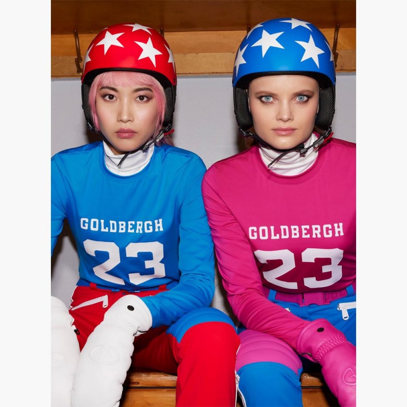 Tricko Goldbergh GAME long sleeve Modre | FSEBPMW-30