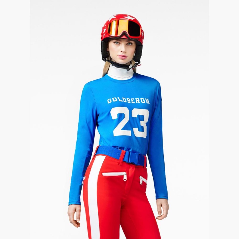 Tricko Goldbergh GAME long sleeve Modre | FSEBPMW-30
