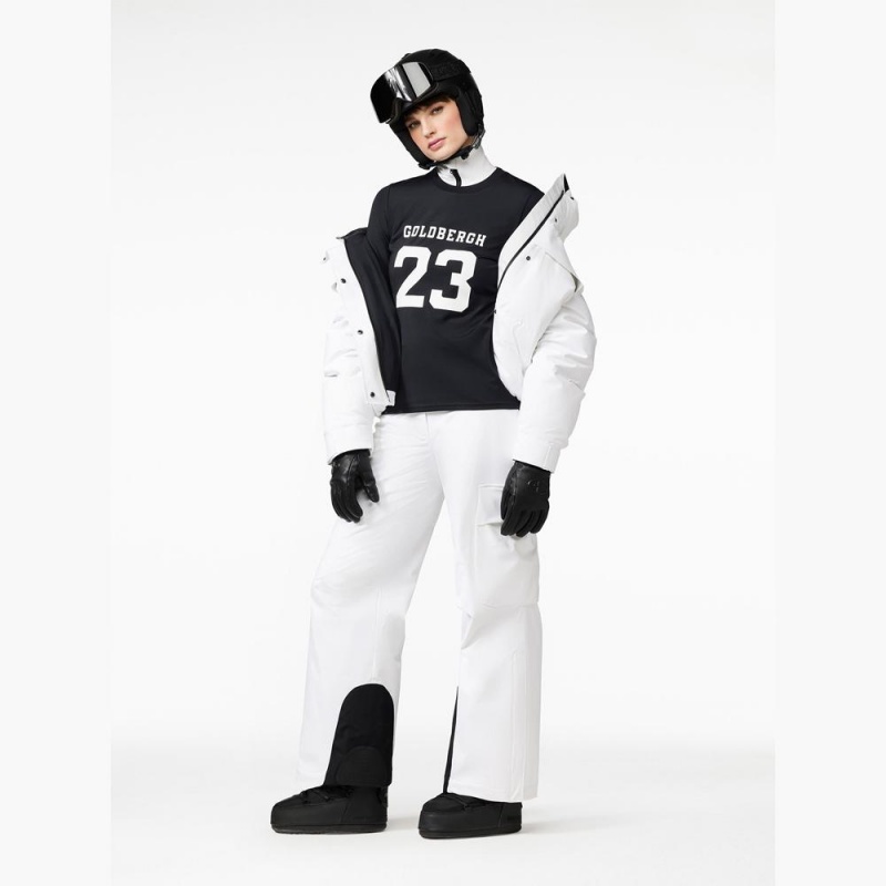 Tricko Goldbergh GAME long sleeve Čierne | PIESUCJ-32