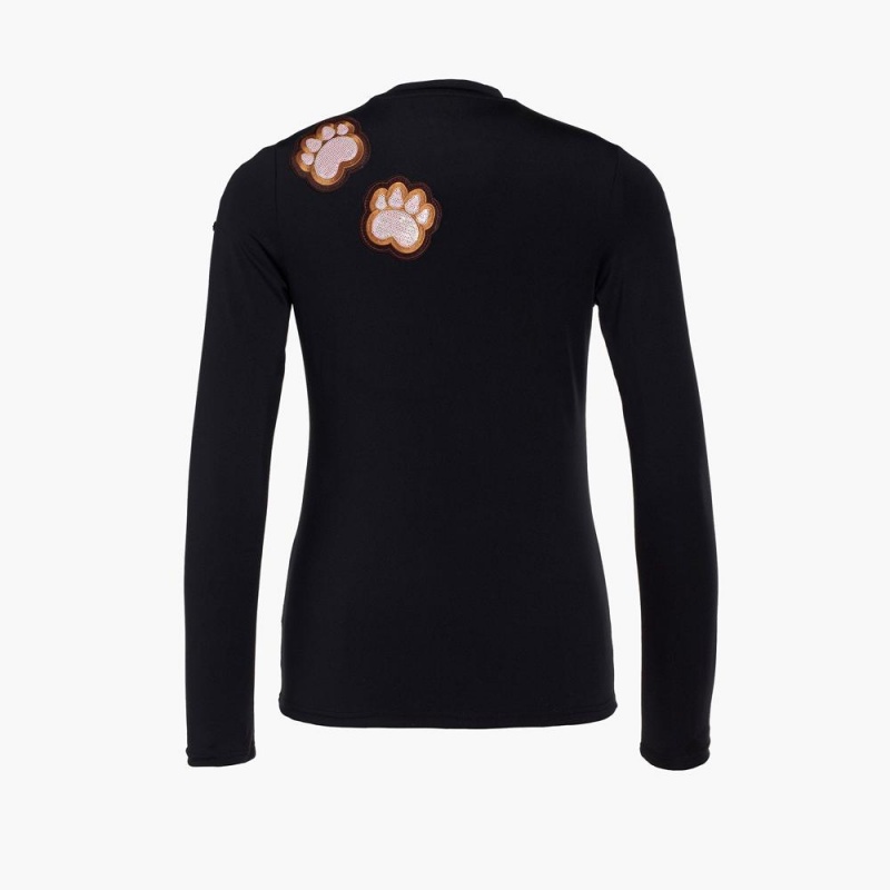 Tricko Goldbergh GOLDBEARGH long sleeve Čierne | AJCRGWY-49